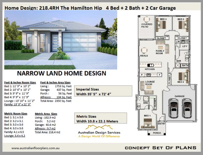 sloping land home